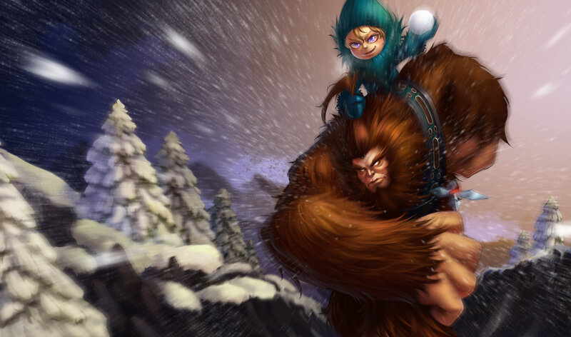 snowy forest adventure