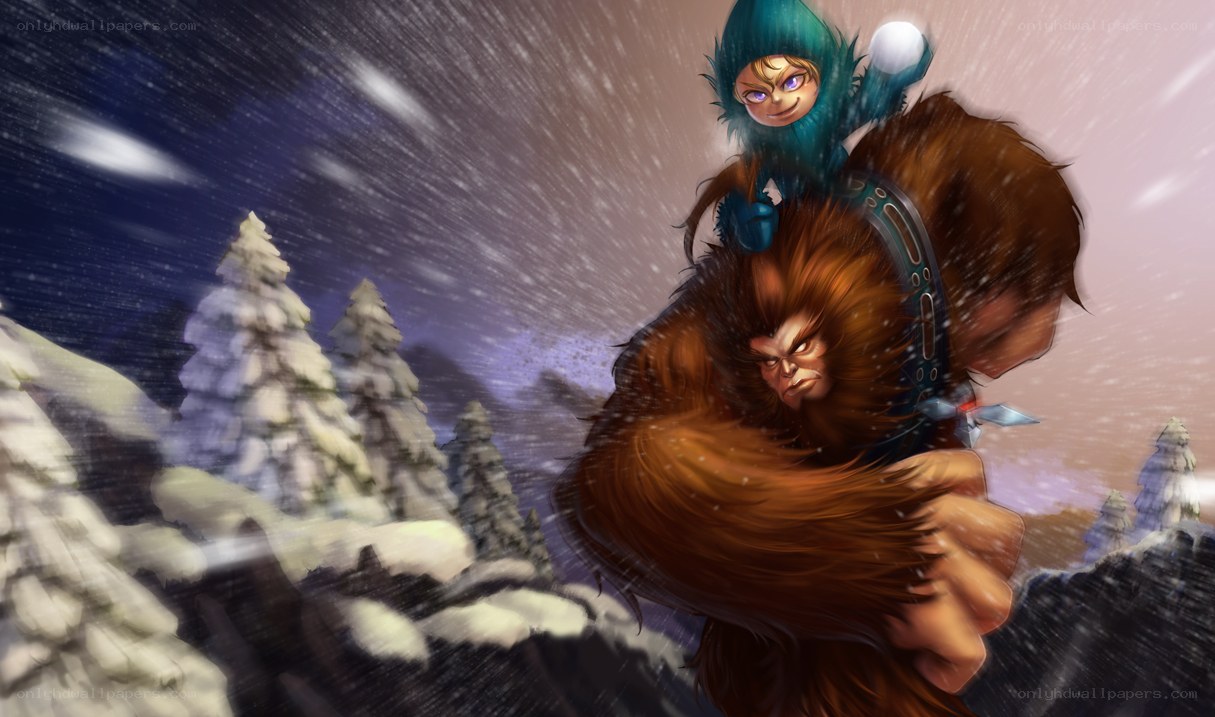 snowy forest adventure