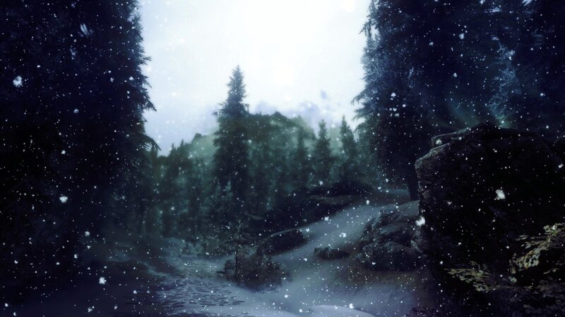 Snowy Forest Path — White, Serene, Winter, 3d Render