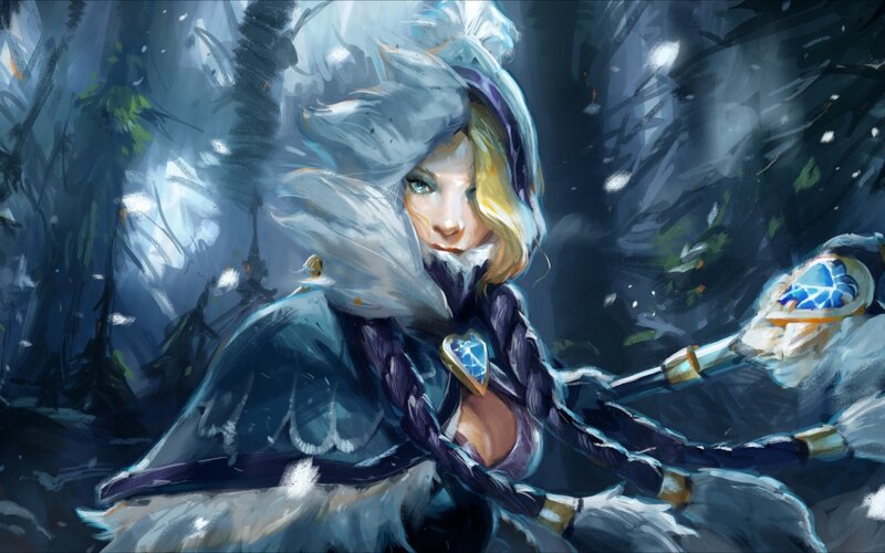 snowy forest warrior