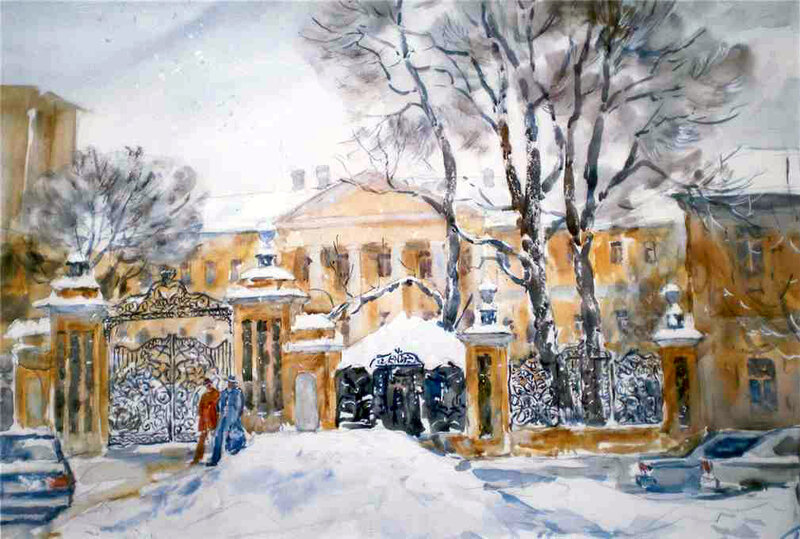 Snowy Gate Entrance