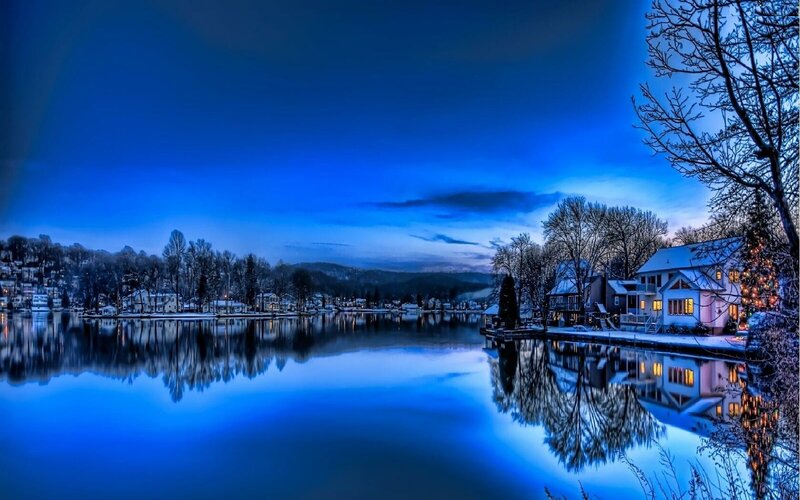 Snowy Lake Village