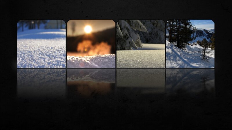 Snowy Landscape Collage