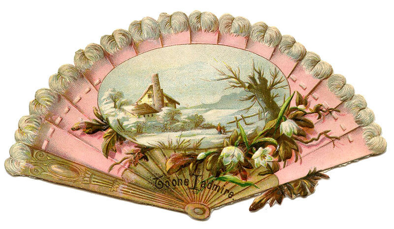 Snowy Landscape Fan