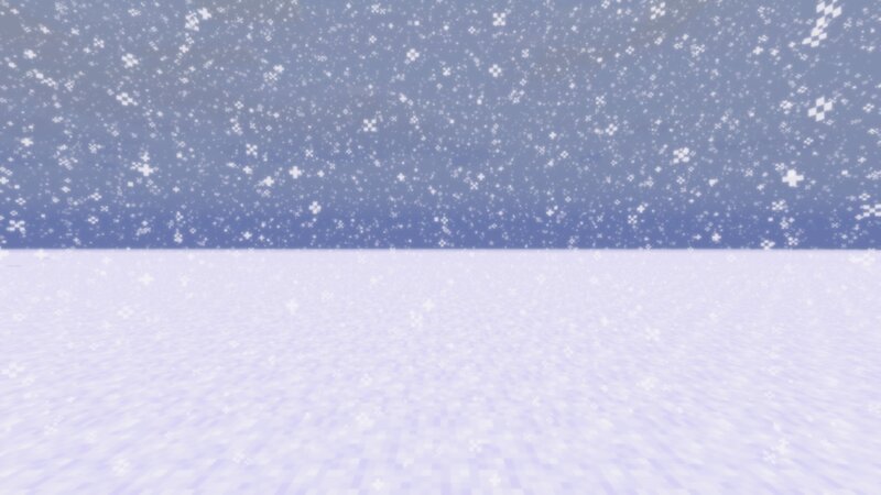 snowy landscape in game