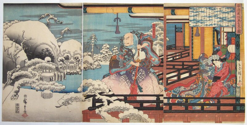 Snowy Landscape with Figures