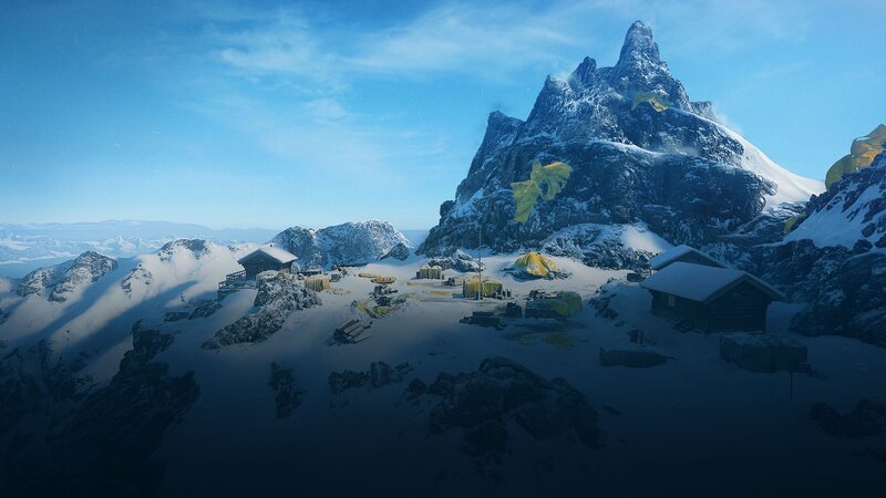 Snowy Mountain Camp — Blue