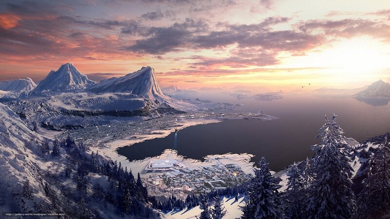 Snowy Mountain City