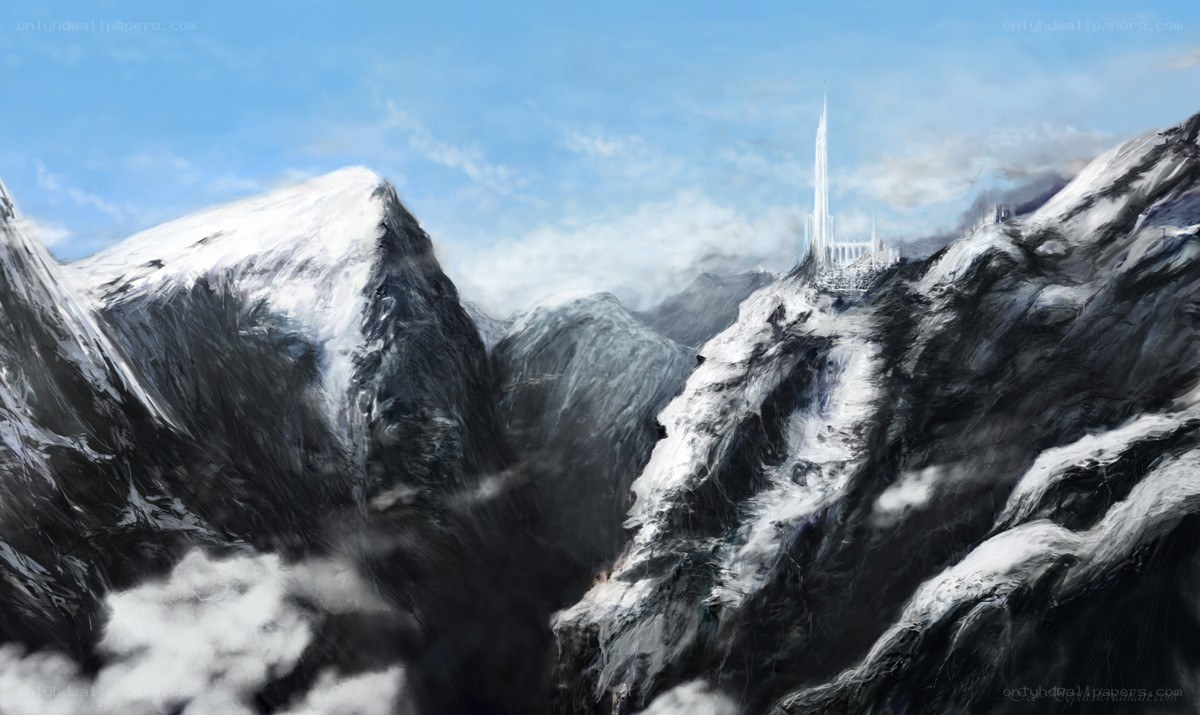 snowy mountain fortress