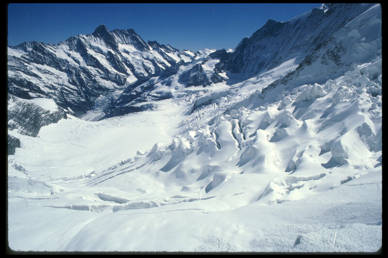snowy mountain glacier landscape
