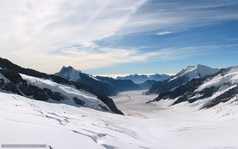 snowy mountain glacier landscape