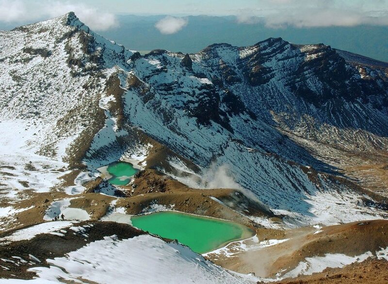 Snowy Mountain Lake — Green