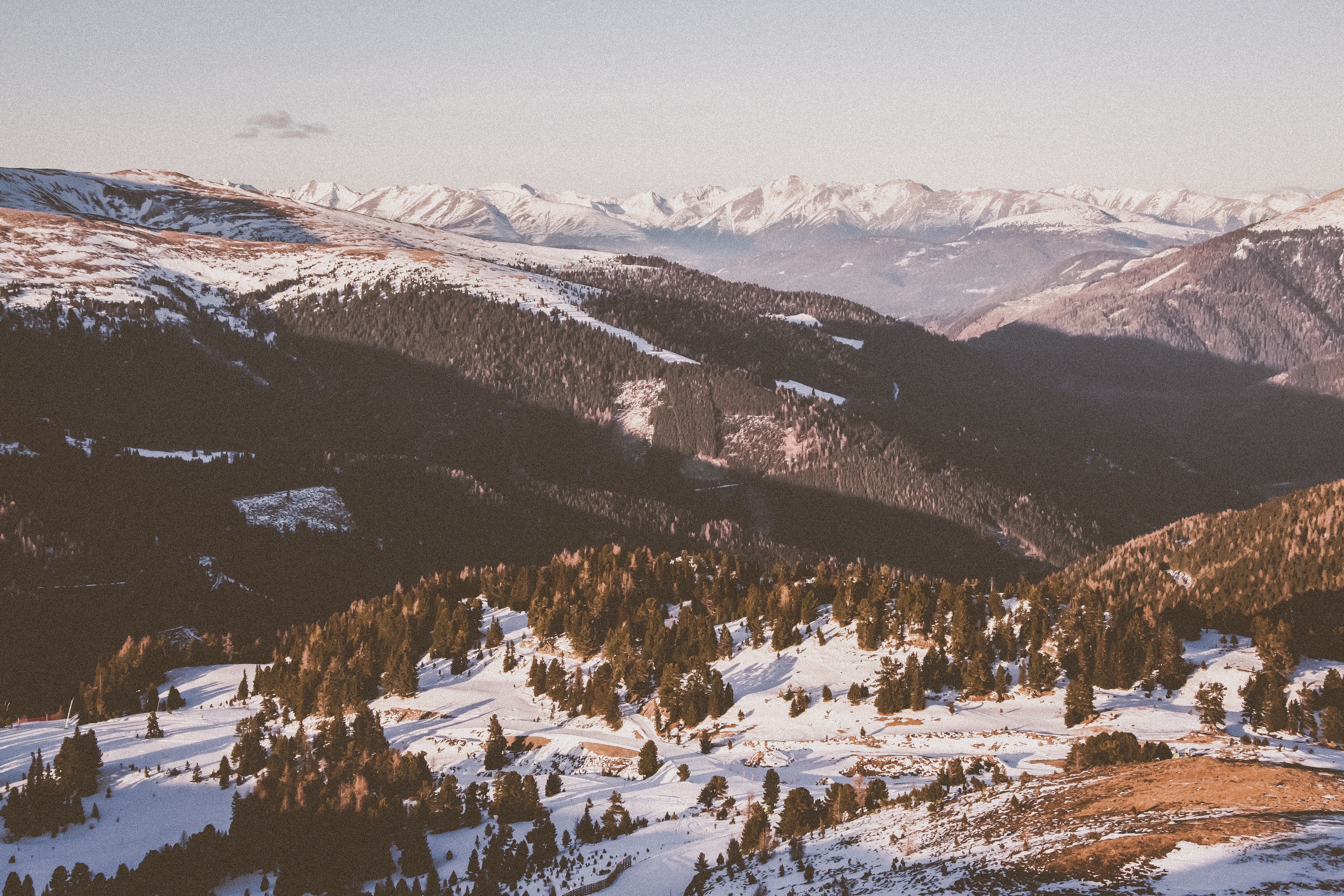 snowy mountain landscape