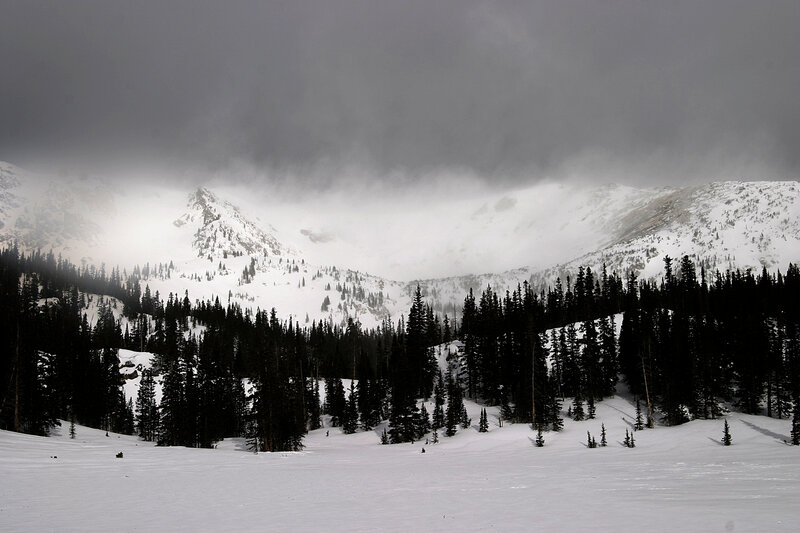 snowy mountain landscape