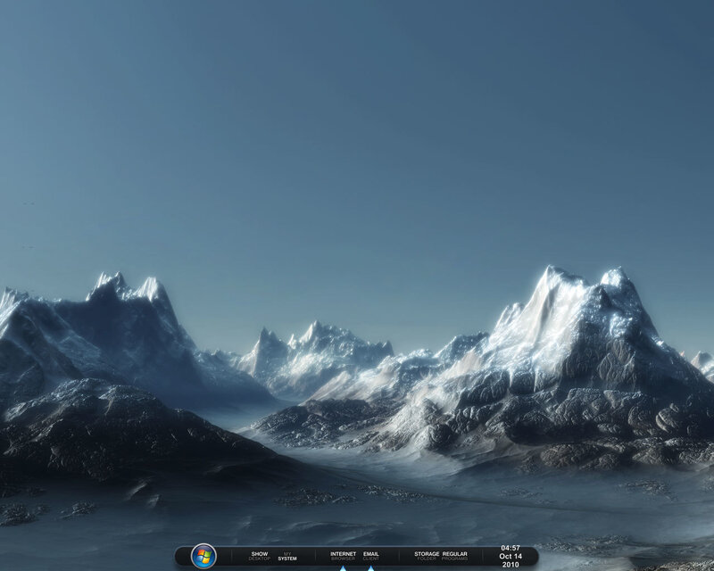 snowy mountain landscape