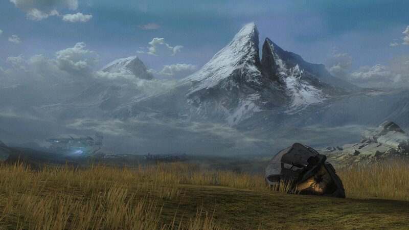 snowy mountain landscape