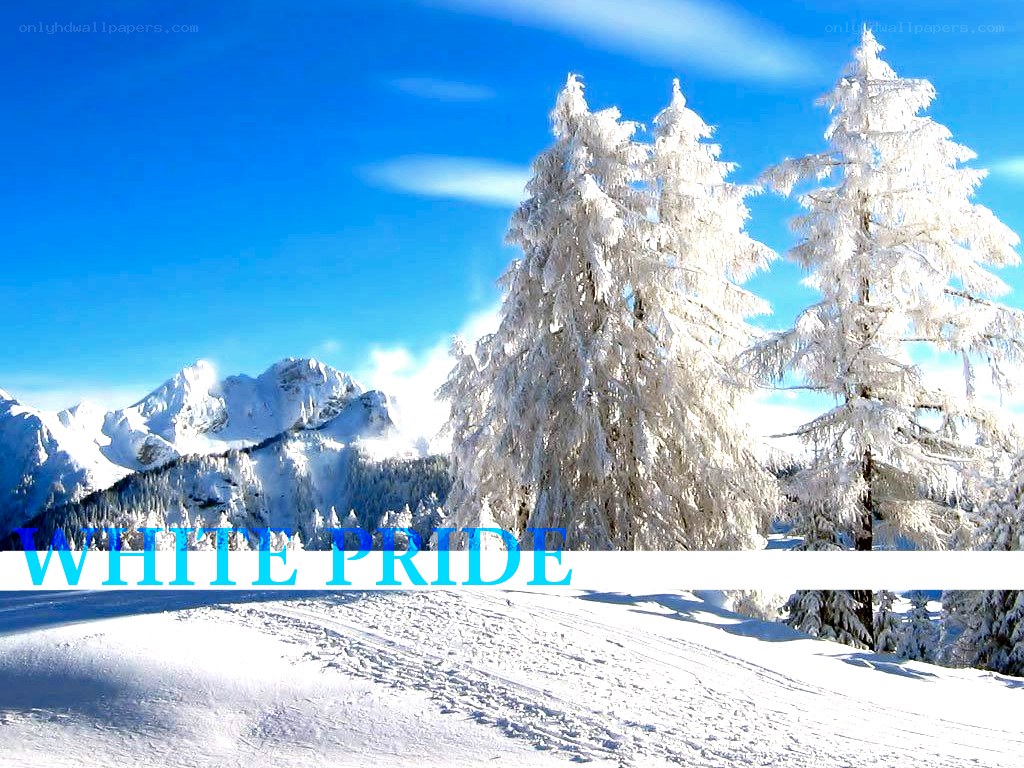 Snowy mountain landscape