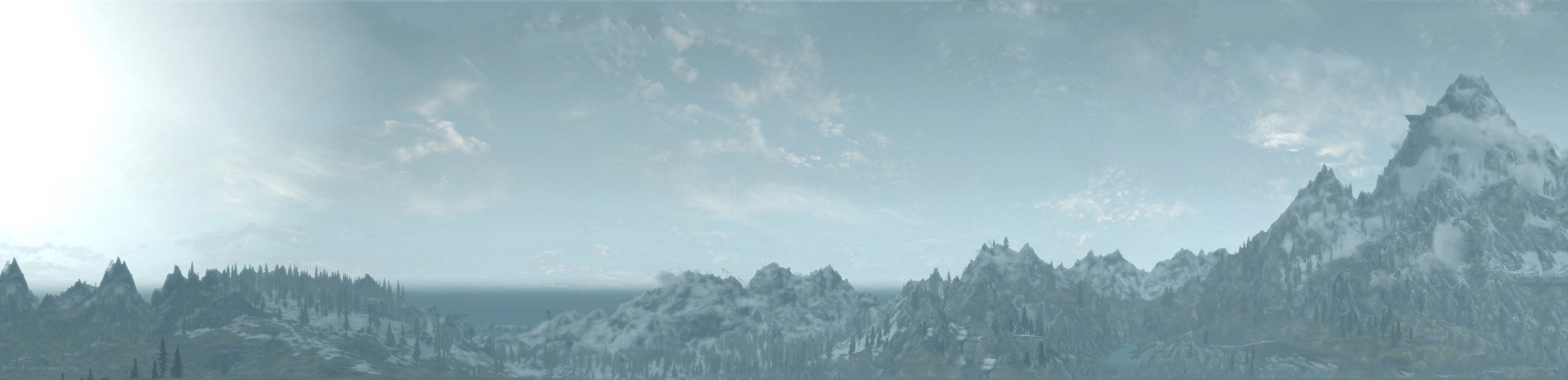 snowy mountain landscape