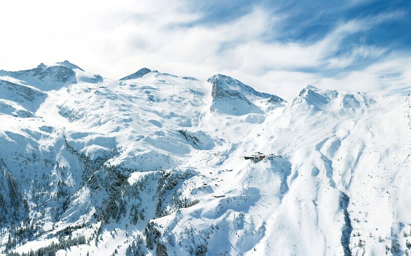 snowy mountain landscape