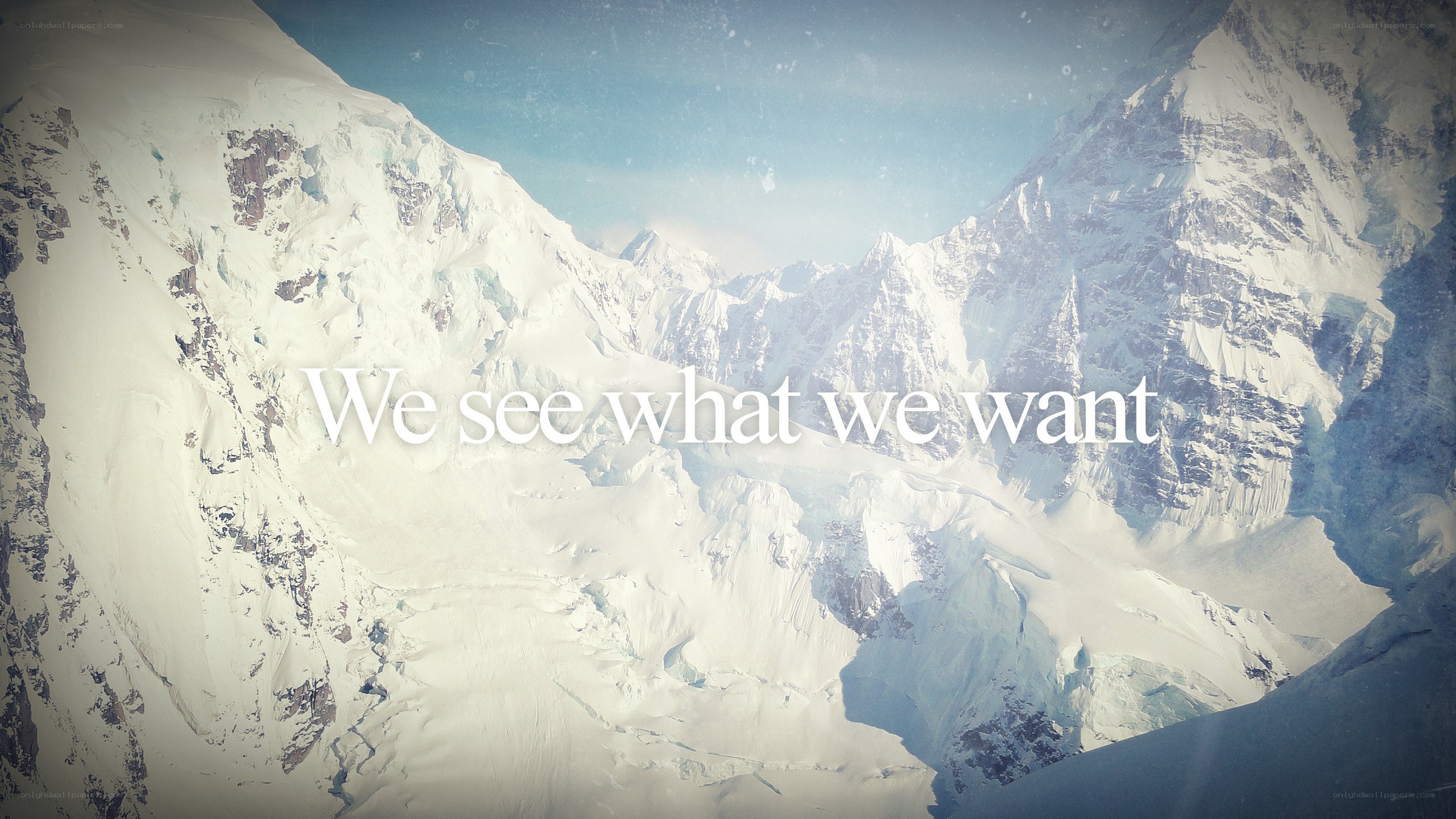 snowy mountain landscape