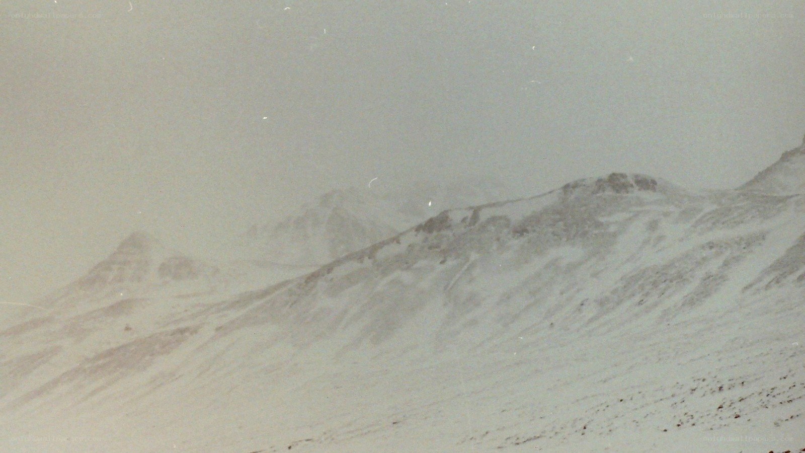 snowy mountain landscape