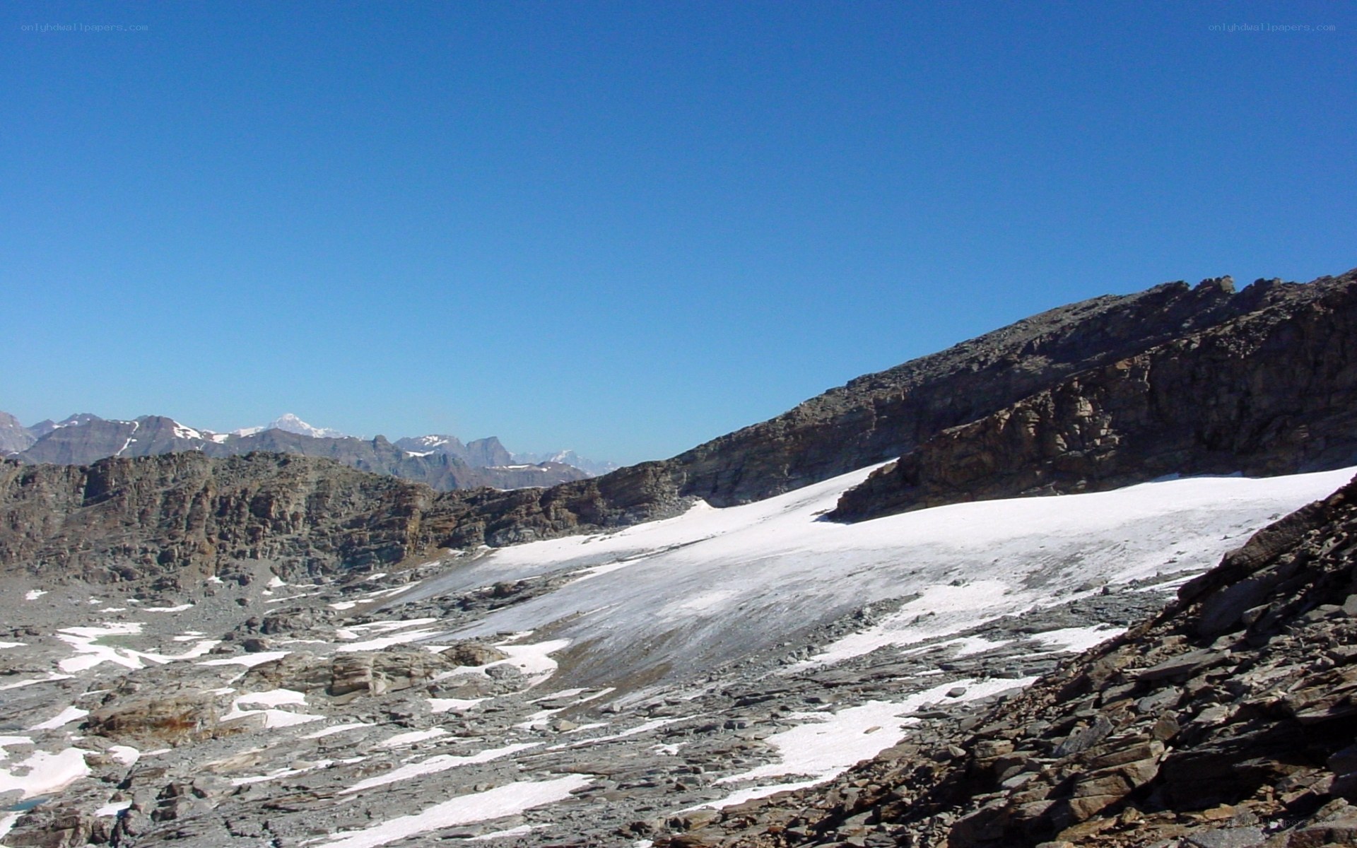 snowy mountain landscape