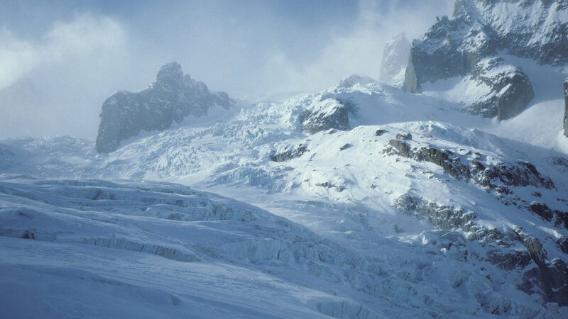 snowy mountain peaks