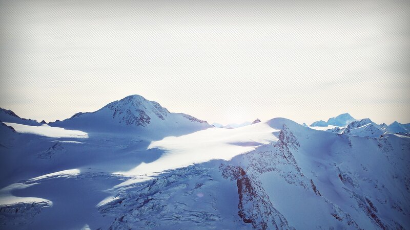 snowy mountain peaks