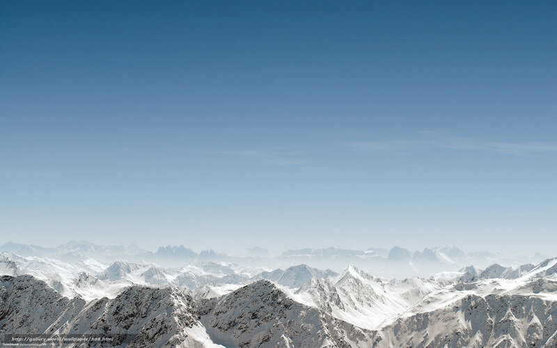 snowy mountain peaks