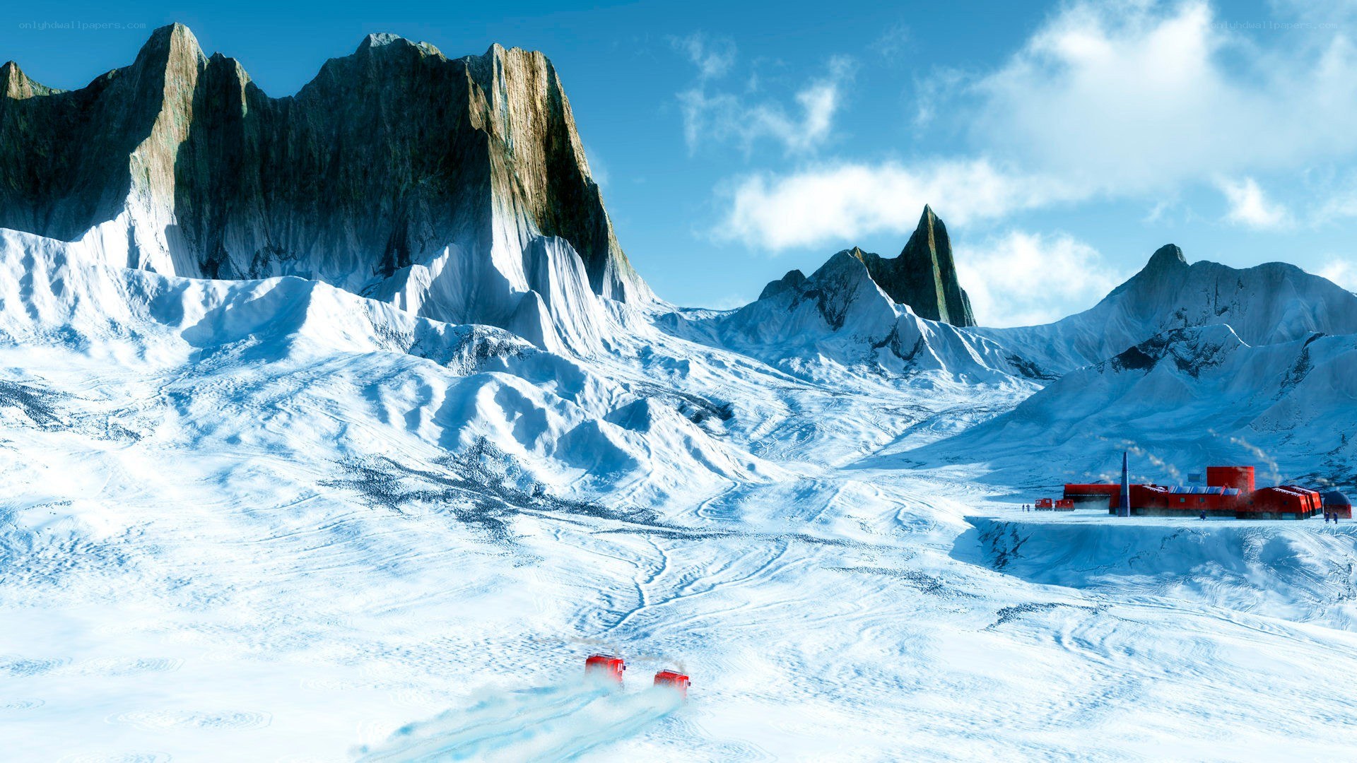Snowy mountain research station