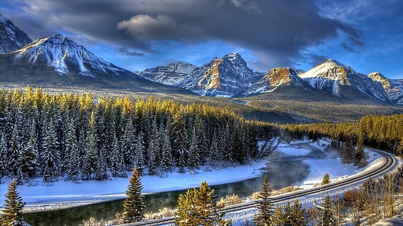 Snowy Mountain River