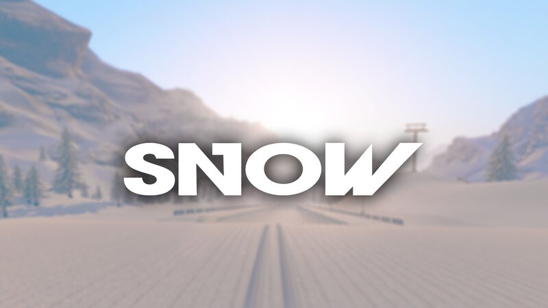 Snowy Mountain Slope — White, Serene, Winter