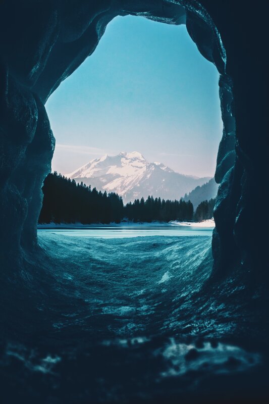 Snowy Mountain View