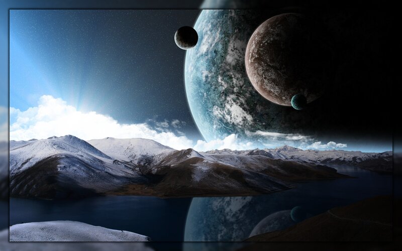 Snowy Mountains Landscape