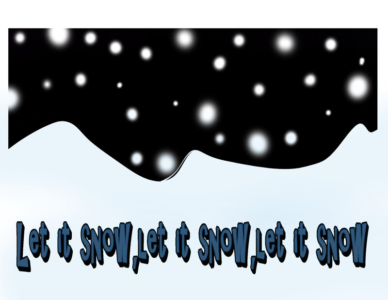 Snowy Night Scene
