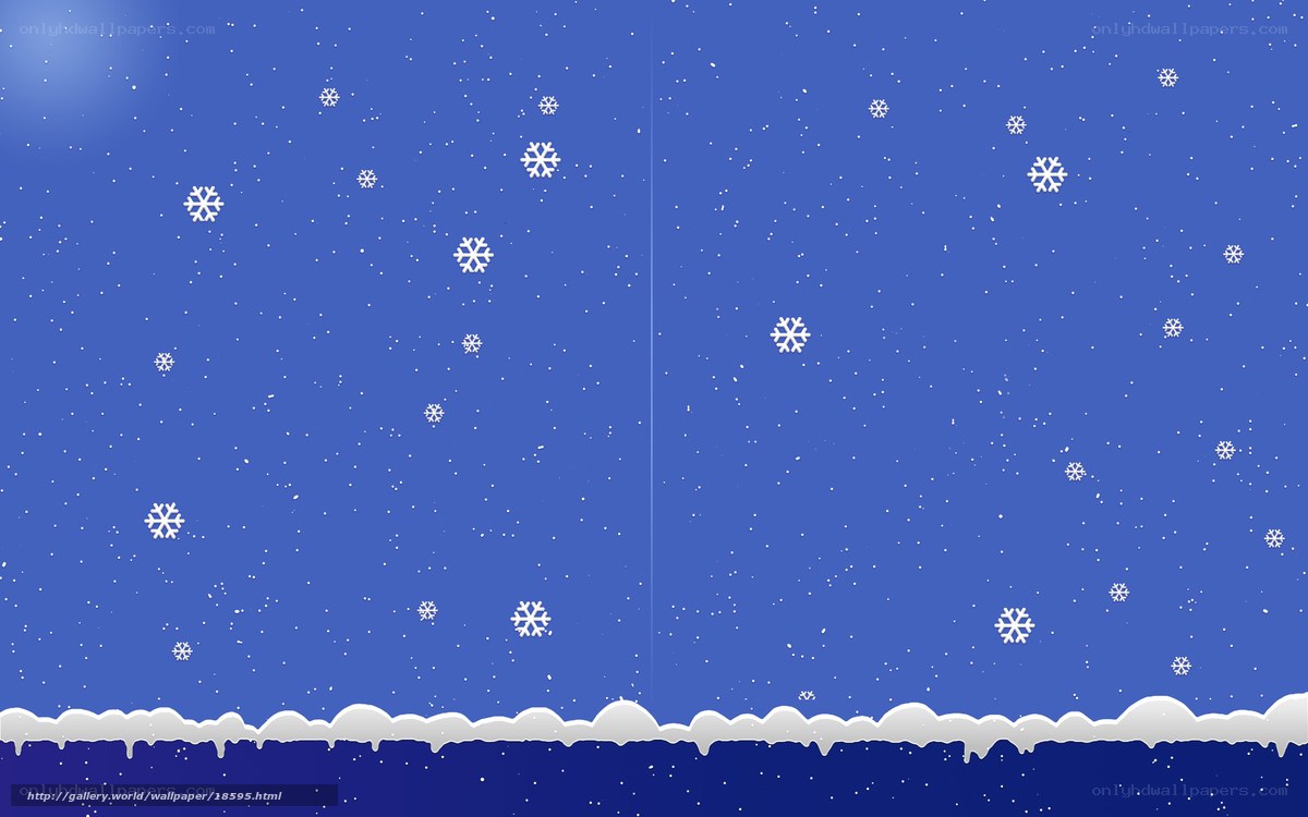 snowy night sky