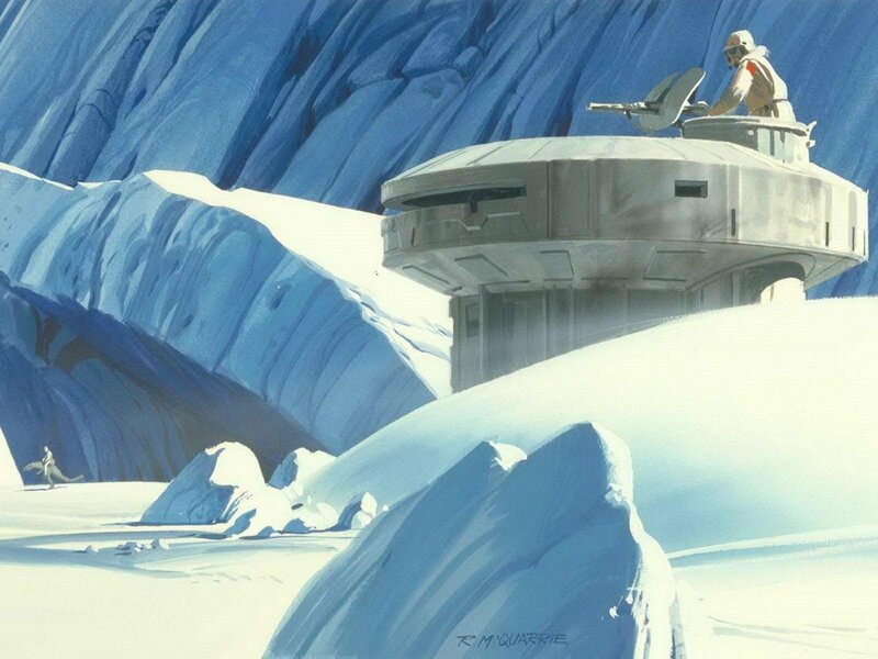 Snowy outpost on Hoth