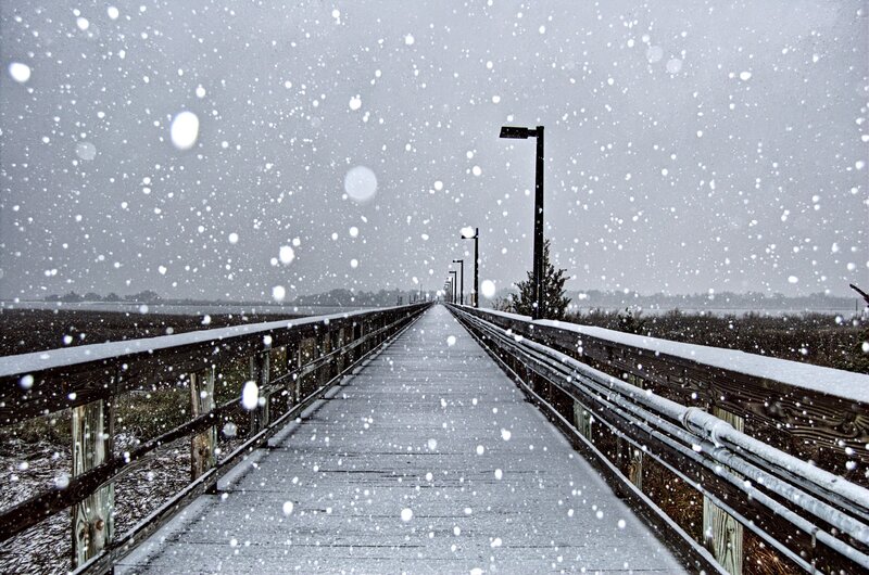 Snowy Pier