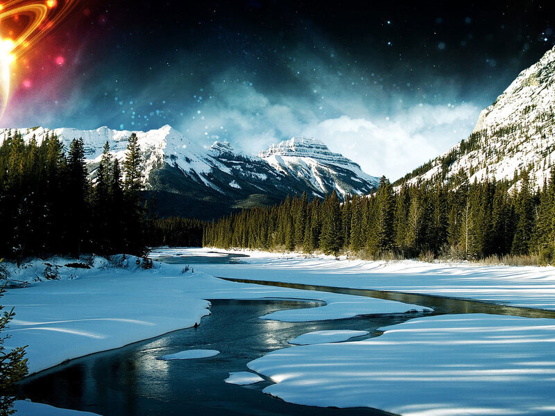Snowy River in Mountains