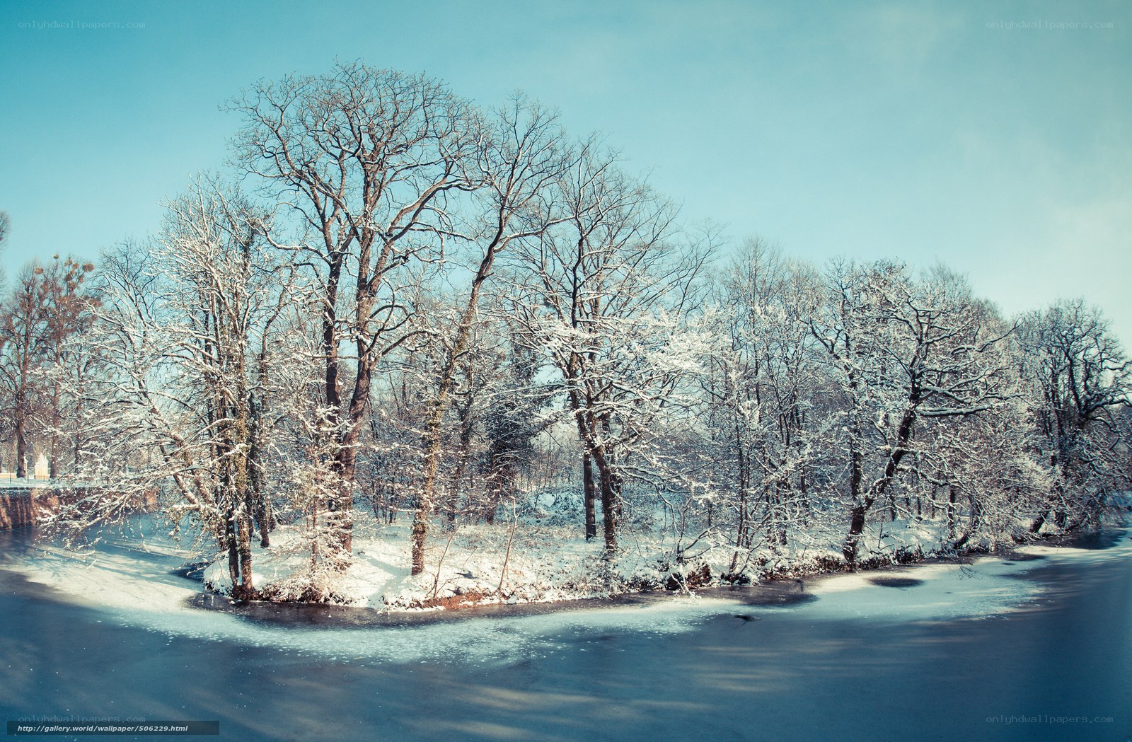 Snowy river island