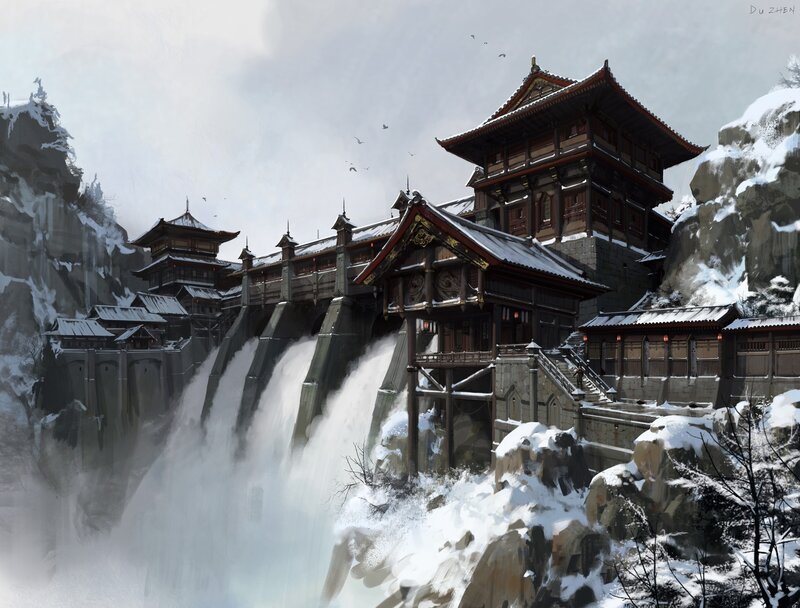 Snowy Temple Complex