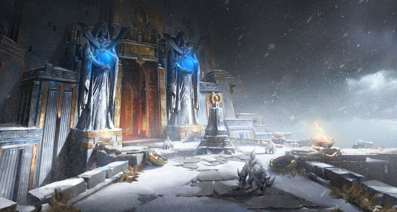 Snowy Temple Ruins
