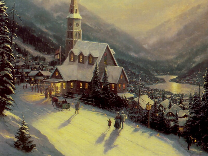 Snowy Village Church