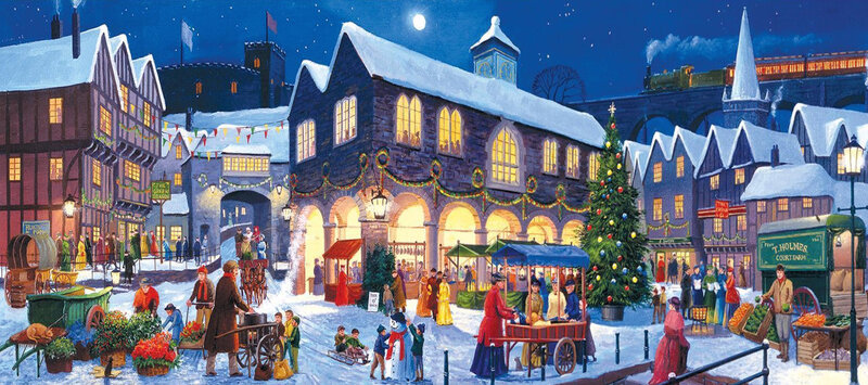 Snowy Village Market