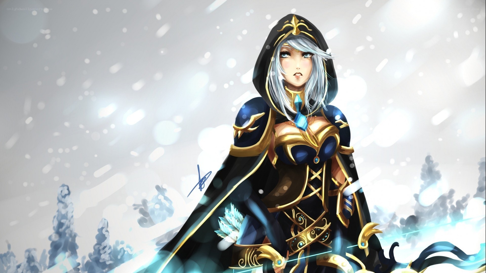 snowy warrior woman
