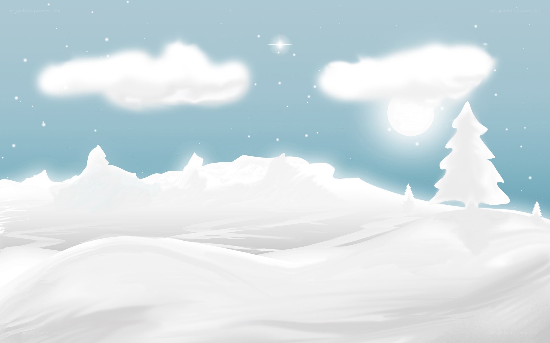 snowy winter landscape