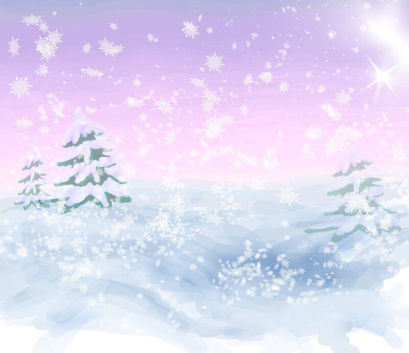 snowy winter landscape