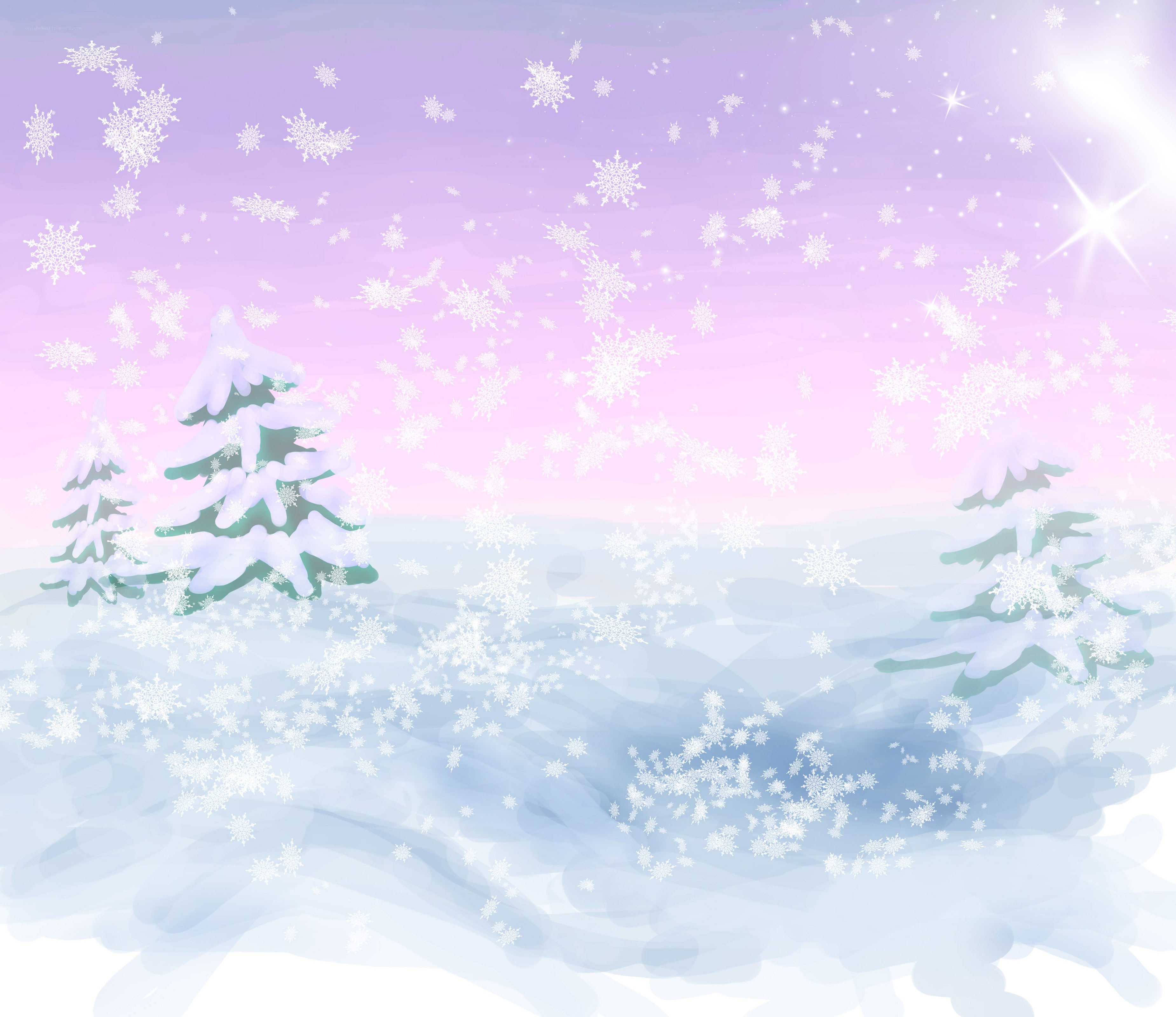 snowy winter landscape