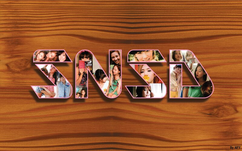 SNSD Members Collage — Brown