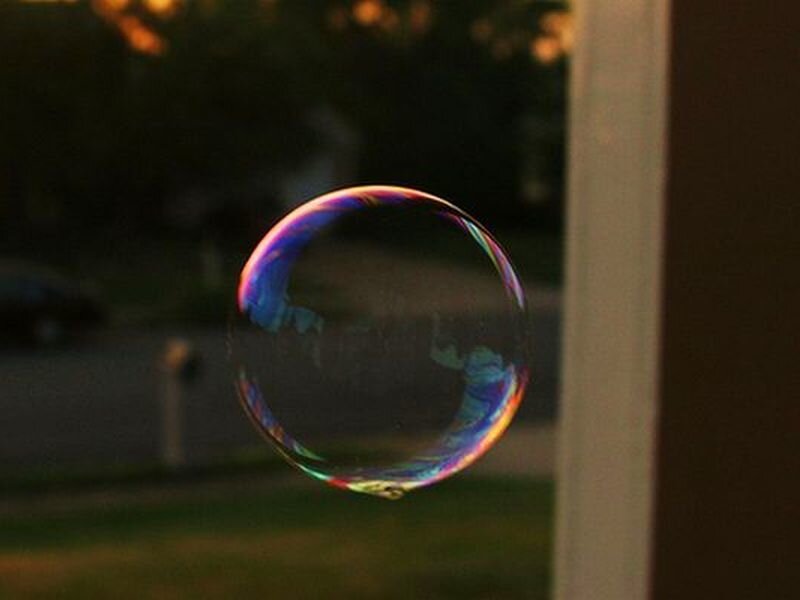 Soap Bubble in Air